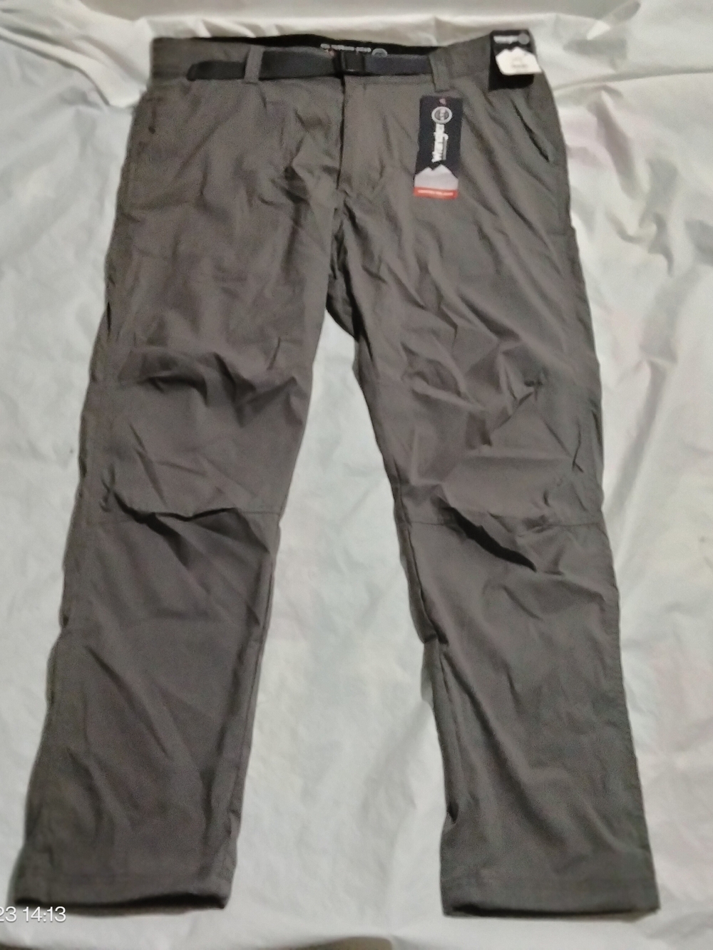 Wrangler ATG Men’s Convertible Trail Jogger Hiking Pants Gray 40x30 - 112320934